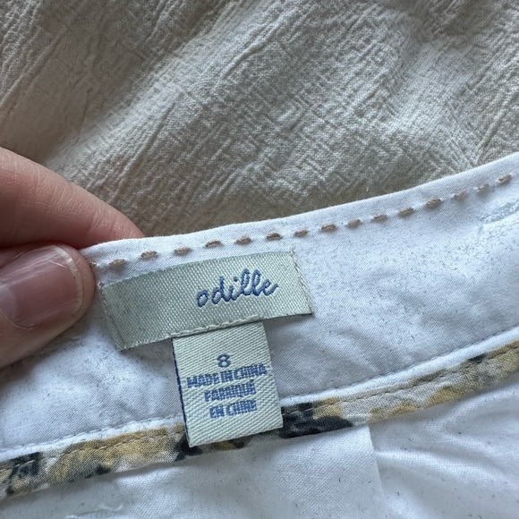 Lined white cotton skirt size 8 - Picture 7 of 7